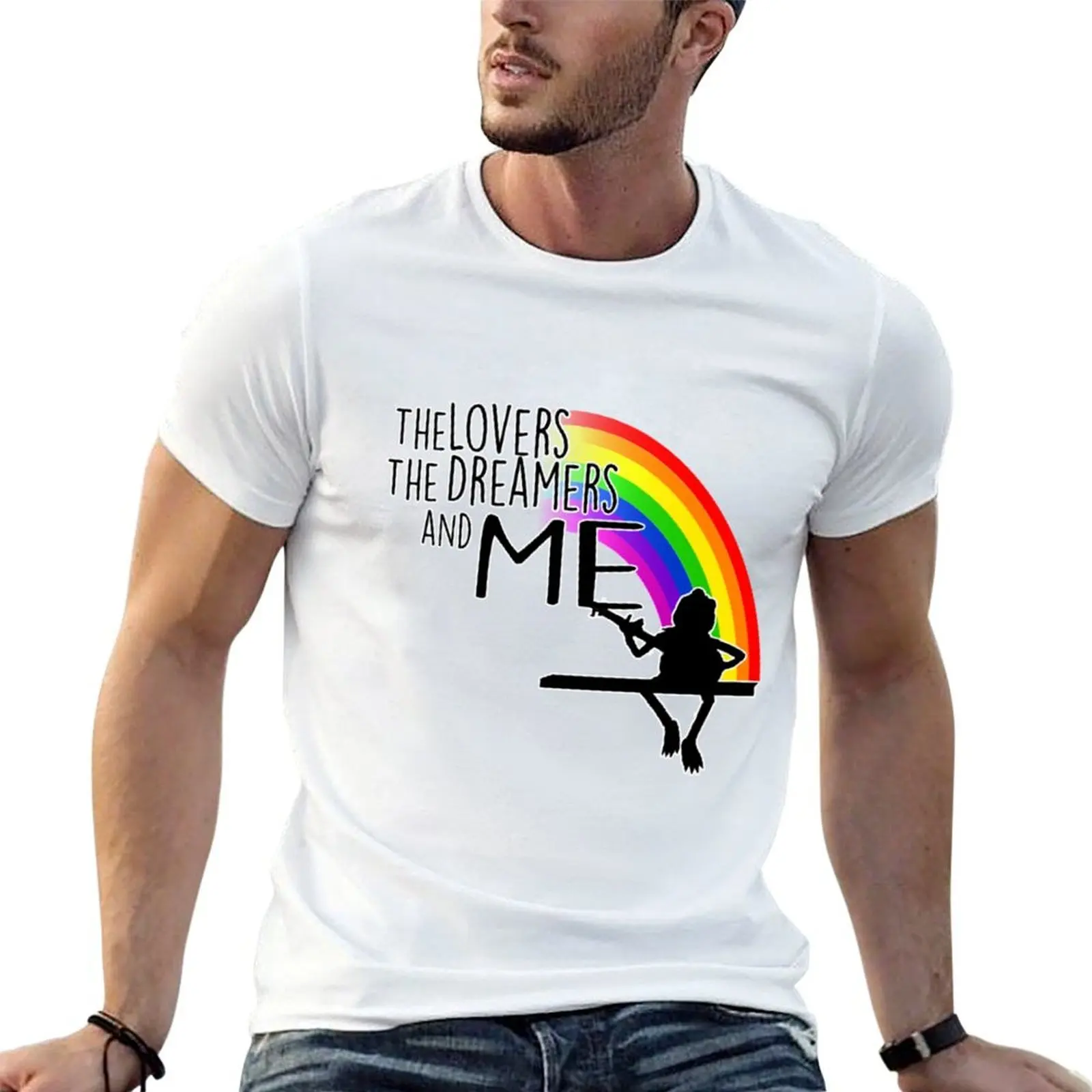 

Rainbow Connection Kermit T-Shirt t shirt for man 100 percent cotton man t shirt cotton high quality man t shirts cotton T-Shirt