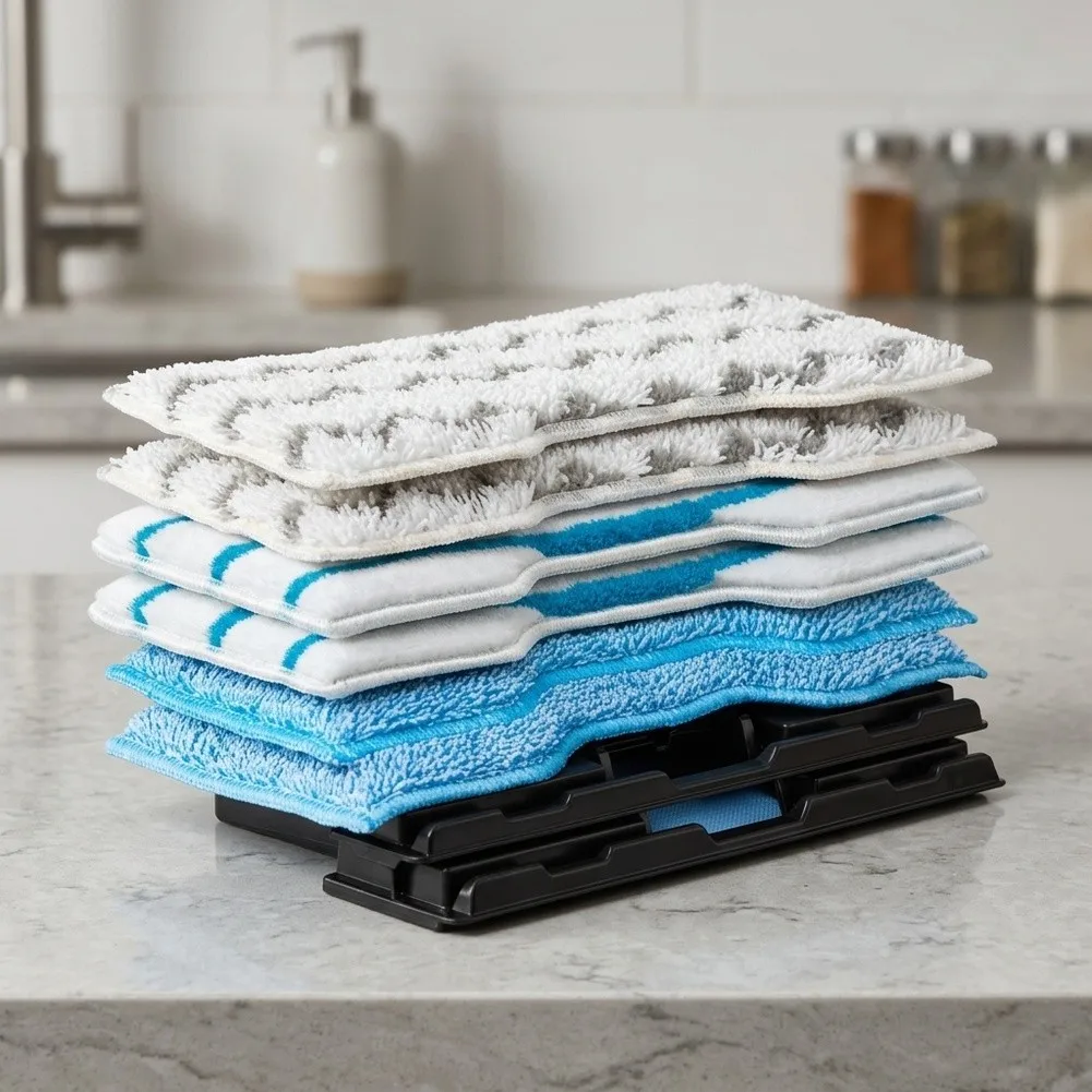 For vacuum Mop Replacement Kit for Shark For VacMop Includes 6 Microfiber Cloths 2 Dust Bins 2 Filters Compatible Set