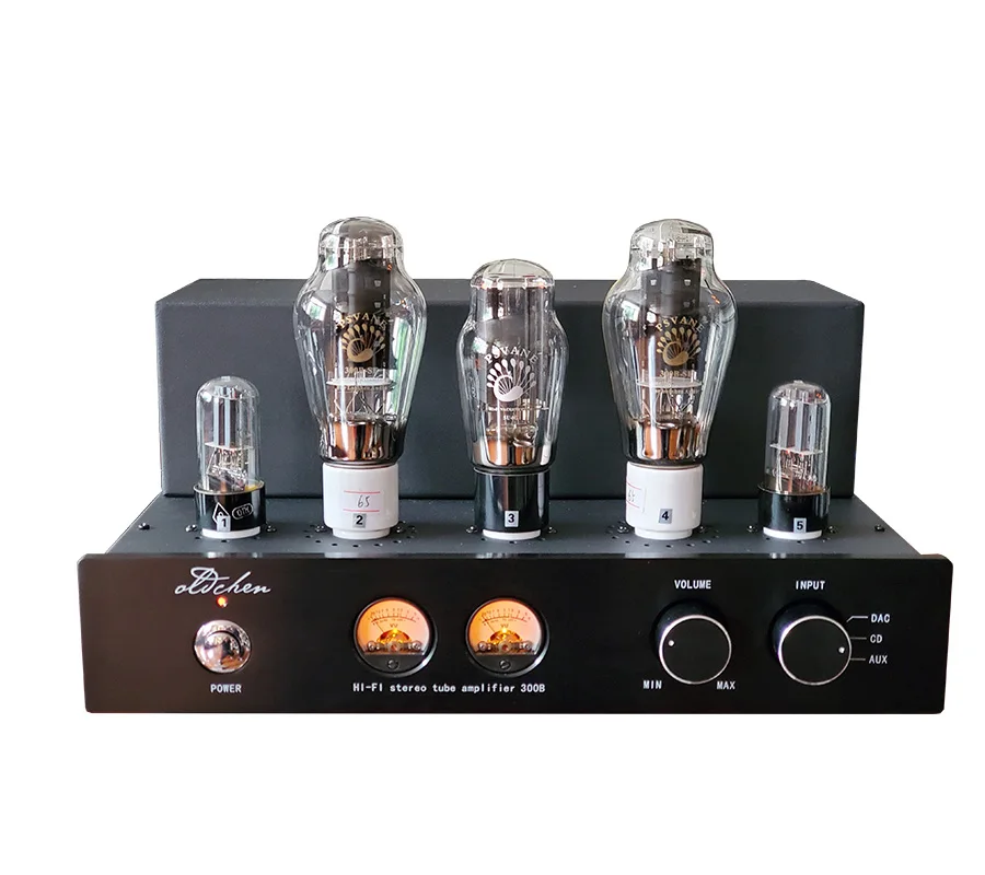 High-end Laochen 300B HIFI หลอดอิเล็กทรอนิกส์เครื่องขยายเสียง Single-ended Class A Handmade เครื่องขยายเสียง OldChen Amp Bluetooth 5.0