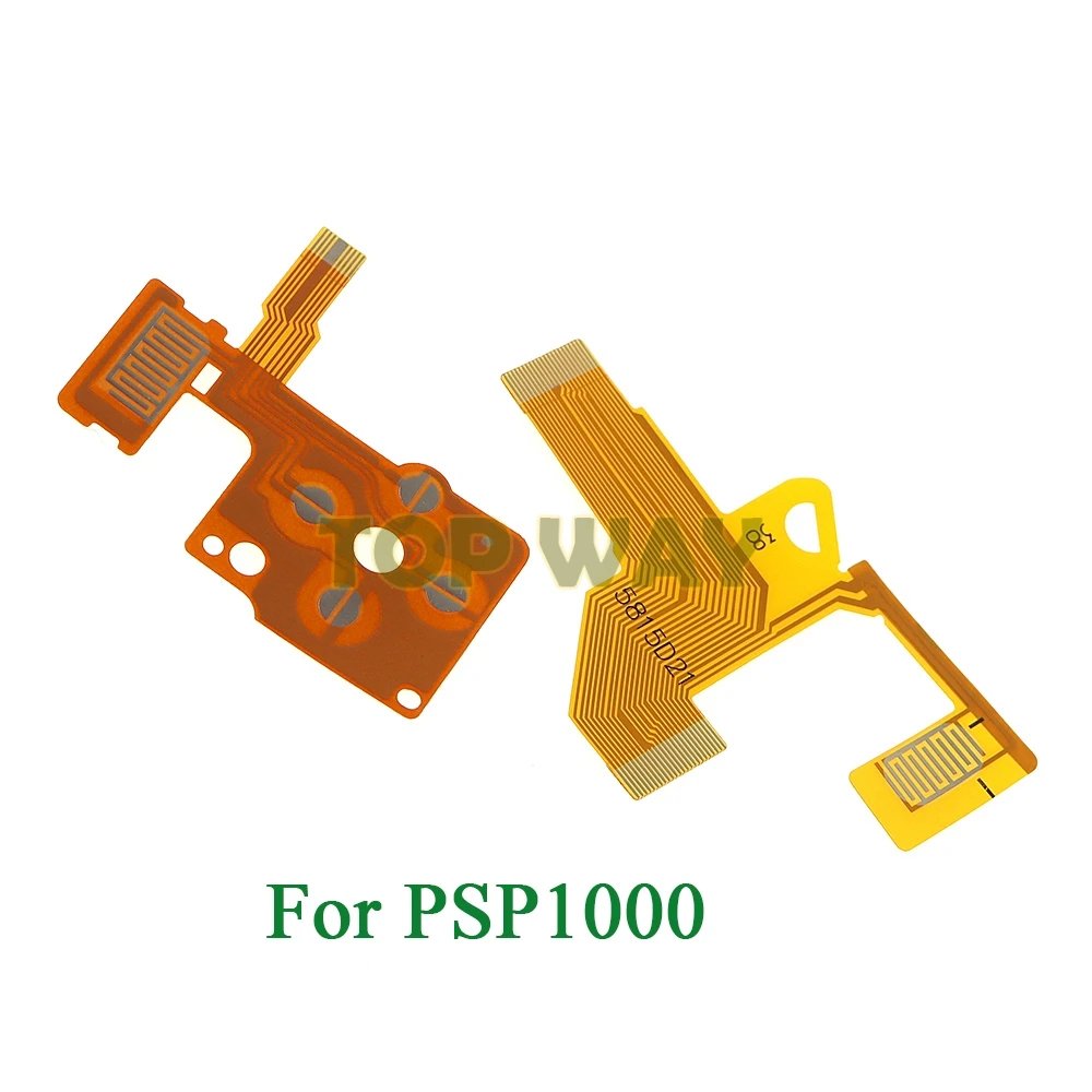 50PCS For PSP1000 L R Left Right Pure Copper Conductive Film Flex Cable Volume Button PCB Keypad Ribbon Cable For PSP 1000