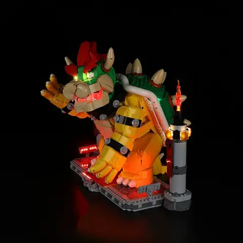 LED Lighting Set Suitable for LEGO The Mighty Bowser 71411 Building Blocks