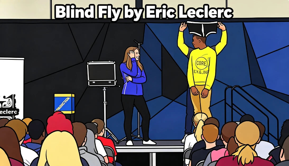 Funny Blind Fly by Eric Leclerc Bar Trick Illusions Magic Tricks Mentalism Comedy Performer Stage / Parlor Magia Props Magician
