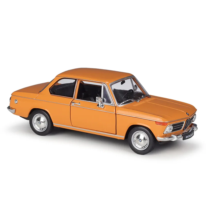 WELLY Simulatie 1:24 BMW 2002Ti Gegoten Legering Model Auto Speelgoed Collectible Ornament Miniatuur Voiture Vriendje Verjaardagscadeau