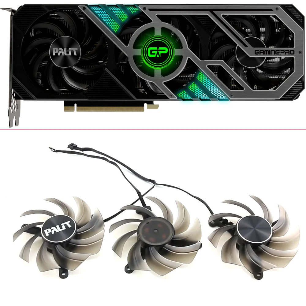 

NEW Cooling Fan 83mm 4PIN RTX 3070 3080 GPU Fan For PALIT RTX 3090 3080TI 3080 3070TI 3070 3060TI GamingPro Graphics Card Fans