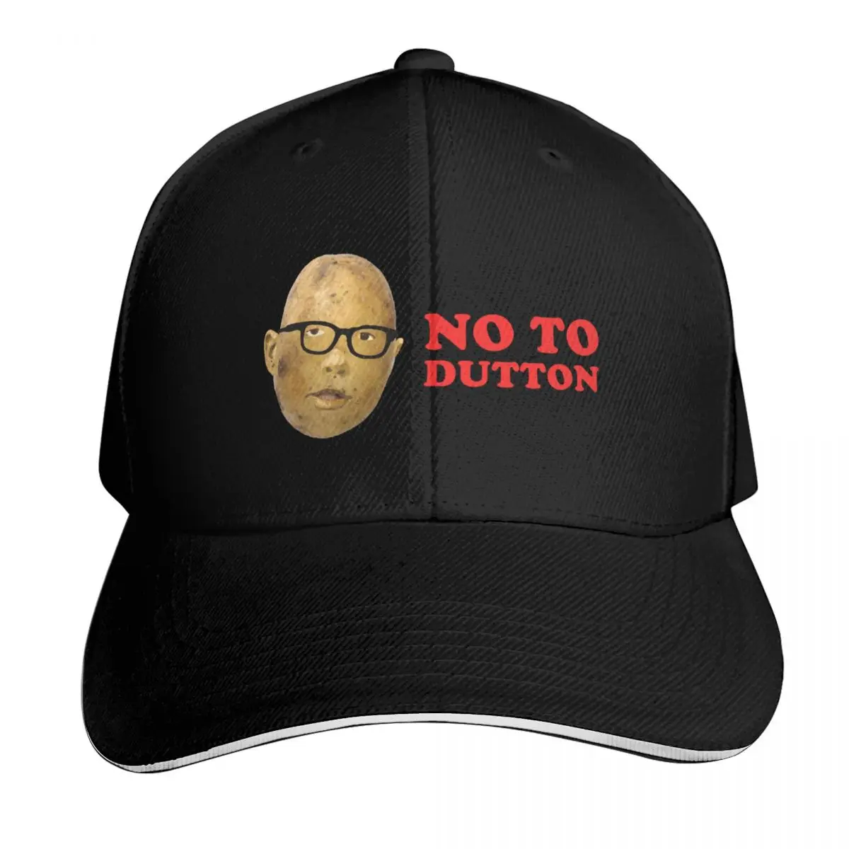 Say No to Peter Dutton Potato Baseball Cap Adjustable Buckle Closure Moisture Wicking Quick Dry Curved Brim Classic Fit