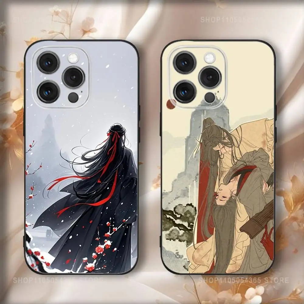 

M-Modao-Zushi Phone Case For iPhone16,15,14,13,12,11,Pro,Max,Plus,X,XS,SE4,E,Mini,Soft Black Case