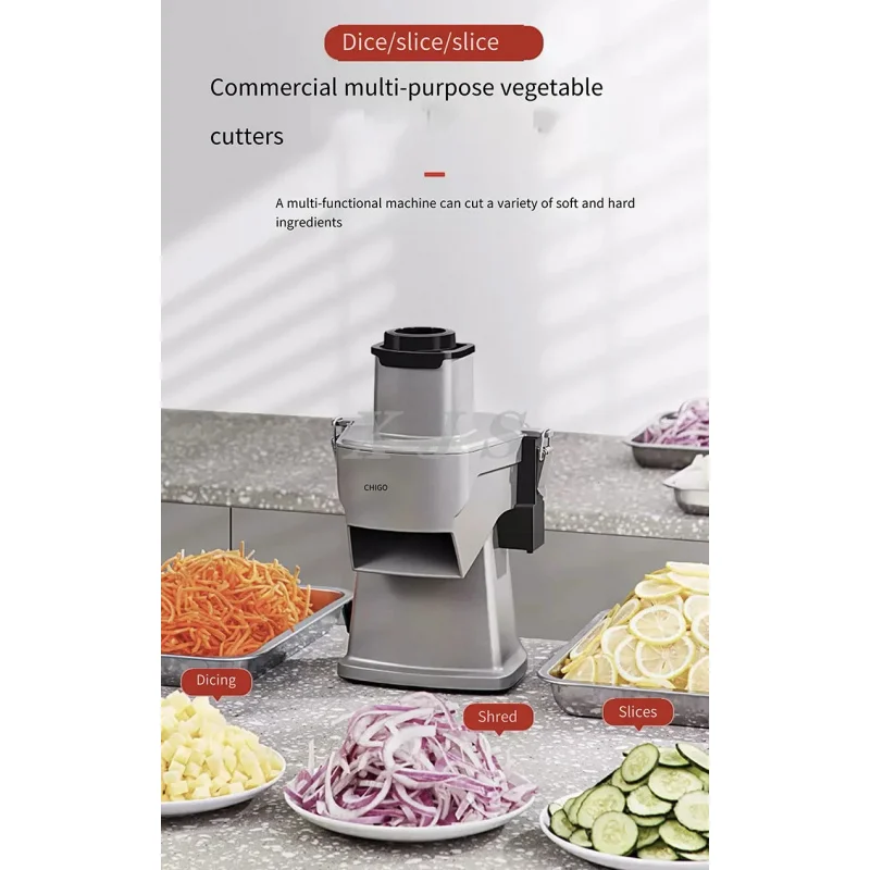 

Высокоэффективная коммерческая электрическая машина для нарезки овощей (томатов, моркови, картофеля, лука) — Лидер продаж