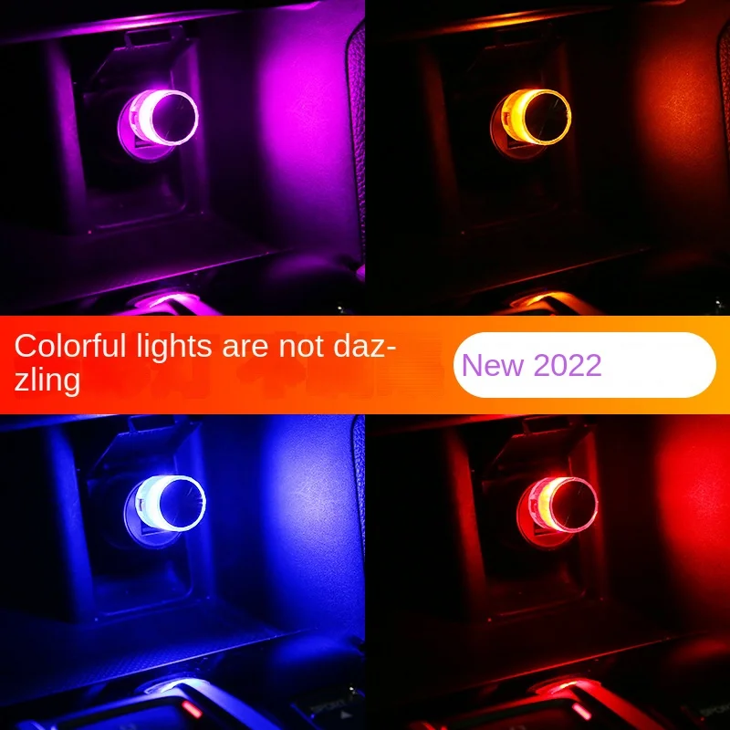 Car Usb Car Interior Decoration Led Car Atmosphere Light Wireless Wireless Change Decoration All Products Colorful Small Light