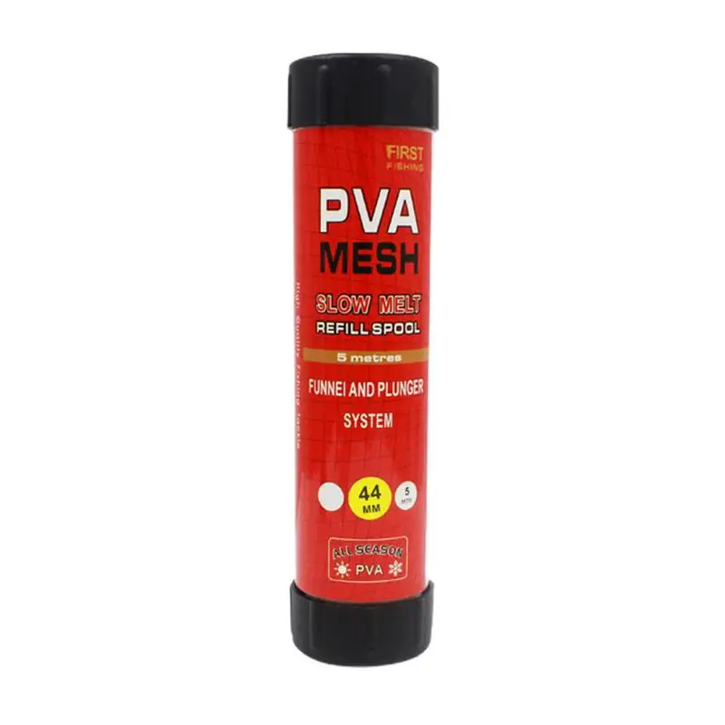 PVA Carp Fishing Meshs 5m PVA Refill Bait Mesh Bag PVA Water Soluble Wrap Fishing Accessories Kit Tools Stocking Rigs Tackle