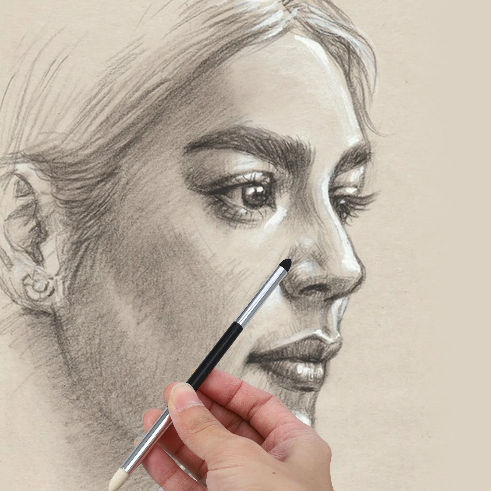 

2Pcs Sketch Blending Stump Art Eraser Tools Set Soft Flexible Paper Blenders for Sketching Drawing Artists Blending Stump