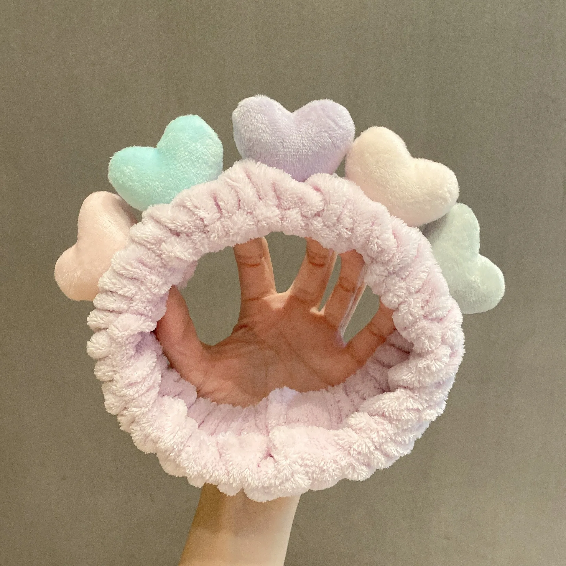 Cute Cartoon Plush Hairband Sweat-Absorbing Cute Headband Headband