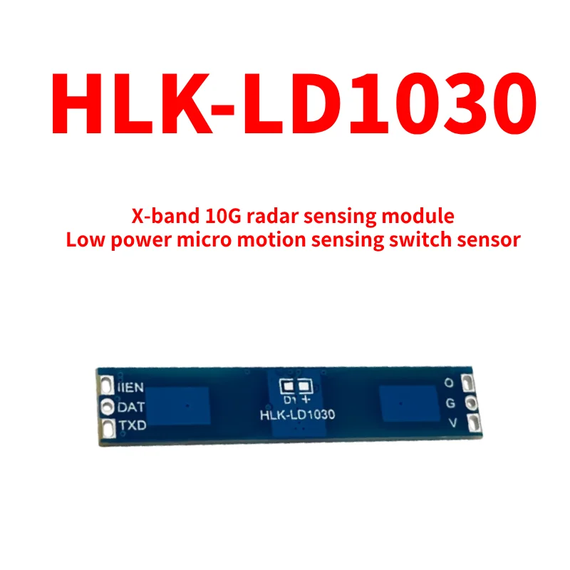 

Бесплатная доставка HLK-LD1030 радарный модуль 10GX полосовой радарный сенсорный модуль LD1030 маломощный микродатчик движения