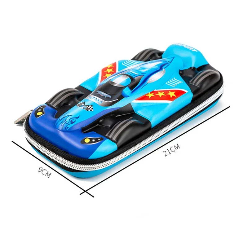 Creative 3D Racing Car Pencil Cases High Quality EVA Pencil Bag Boy Student School Stationery Holder Gift for Kids