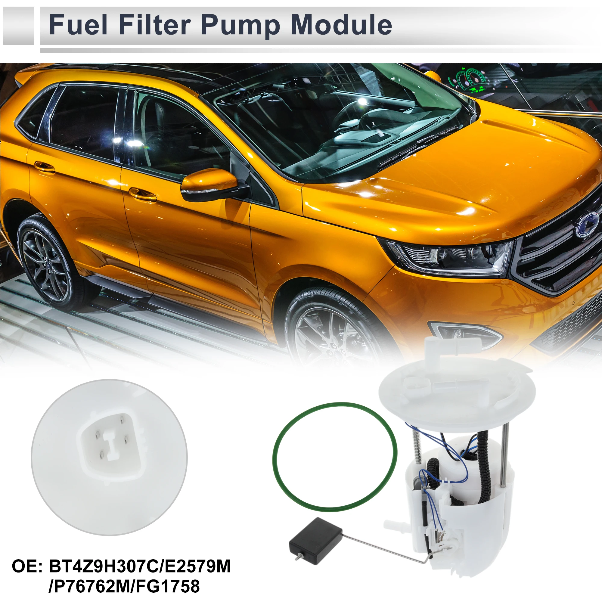 

Электрический топливный насос X Autohaux в сборе для Ford Edge 2011-2015 для Lincoln MKX 2011-2014 3,5 л 3,7 л с блоком отправки No BT4Z9H307C