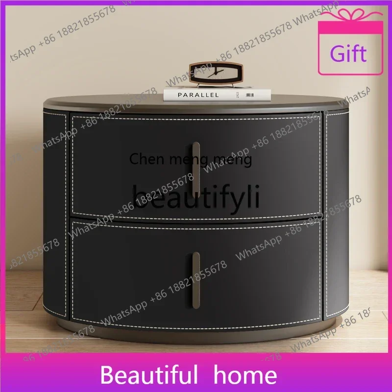 

xxzBedside table new storage box light luxury high-end home bedroom replacement creative coffee table