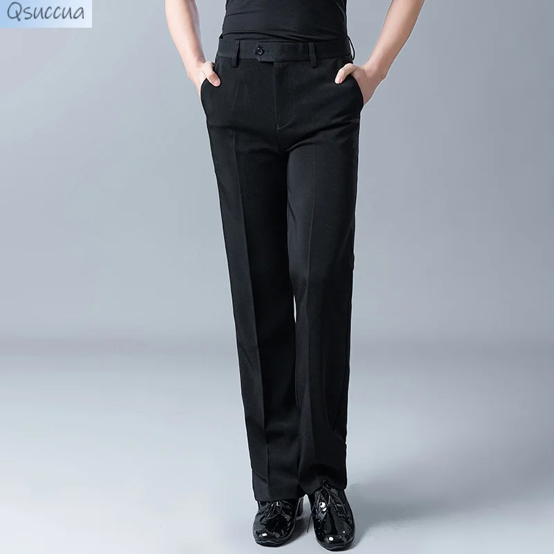 New Style Latin Dance Trousers Men's Modern Dance Ballroom Dance Practice Performance Pants