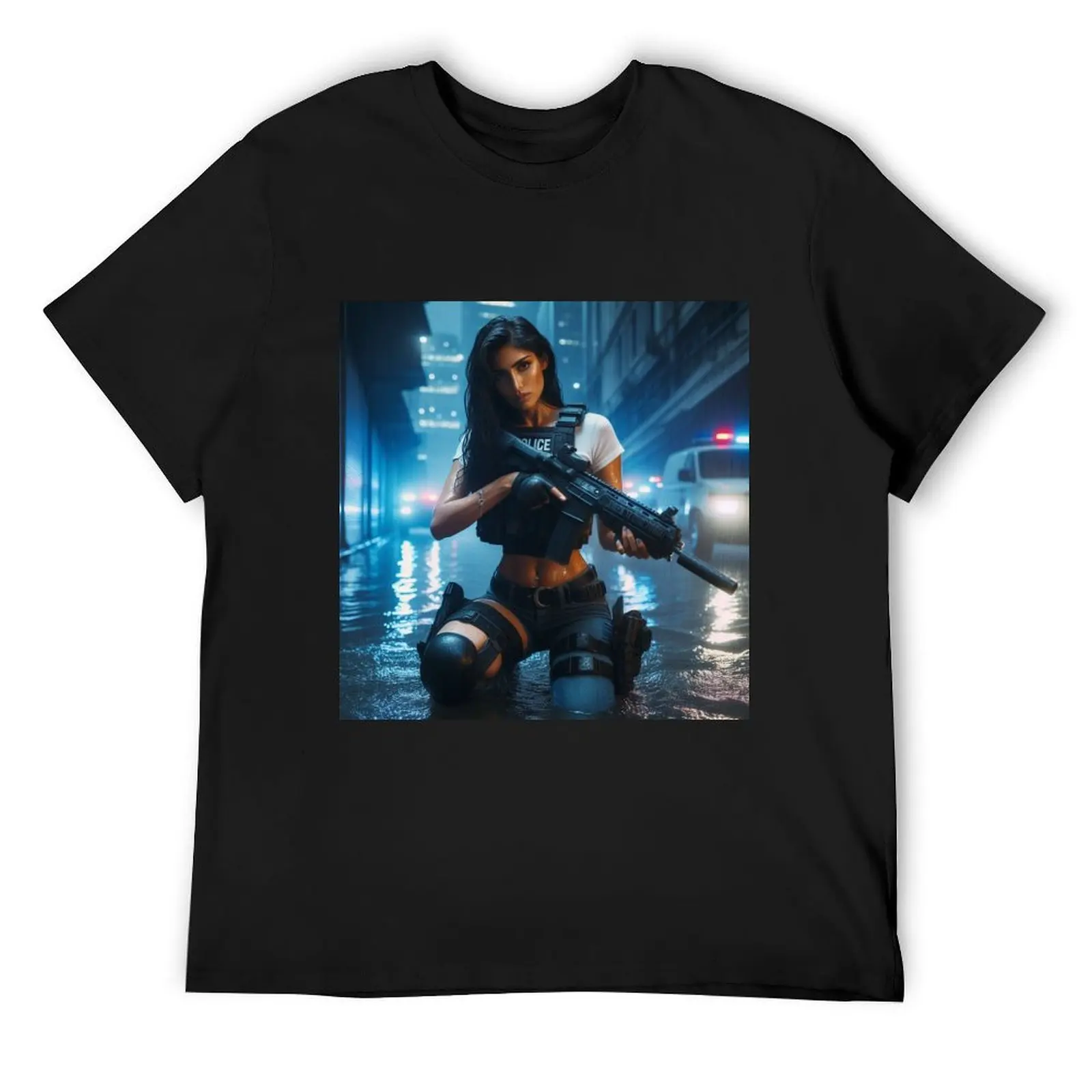 

Police Women T-Shirt summer tops Man t-shirt funny meme t-shirts Blouse men t shirts high quality