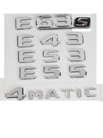 Chrome for Mercedes Benz AMG C124 S124 W124 W210 S210 W211 W212 S212 S213 W213 C207 E36 E60 E50 E55 E43 E63 Emblems