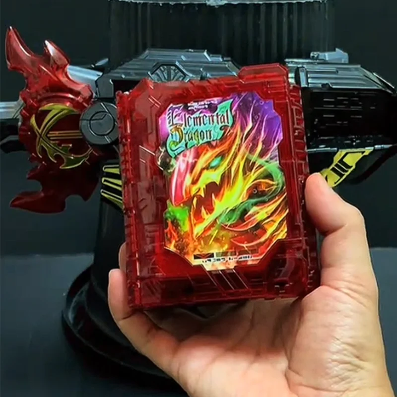 Kamen Rider Hero Toy Sword Of Flame Dx Elemental Dragon Fantasy Drive Book Transformation Device Bandai Genuine Collectible Gift