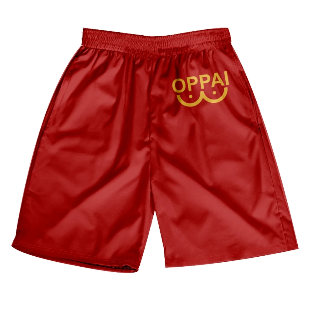 Anime Saitama Oppai Fashion Swimwear Men Women Beach Board Shorts Harajuku Swim Trunks Swim Shorts Beach Wear Clothes