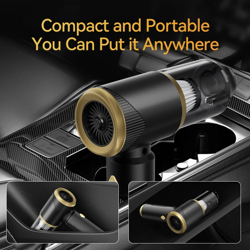 Car Vacuum Cleaner Wireless Multi-Functional Handheld Portable Car Vacuum Cleaner Rechargeable High Power Cleaner Duster