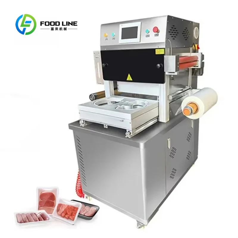 Vacuum Sealing Equipment Modified Atmosphere Packaging Machine Commercial Pneumatic Food Case Packer Customized