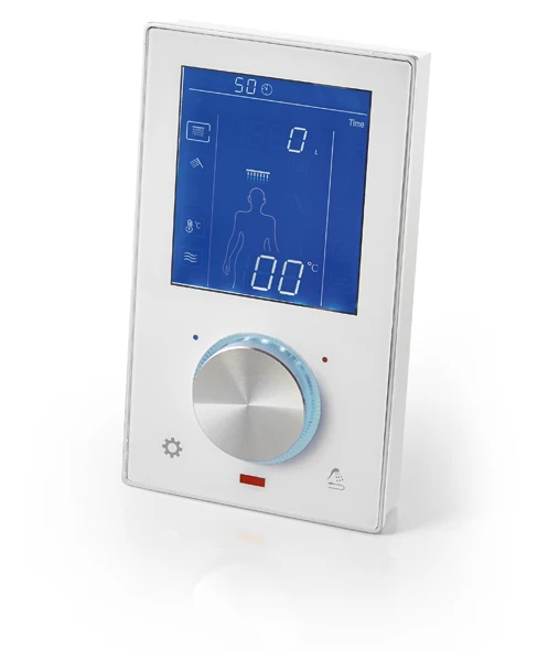 SJ-H202A Smart Digital Thermostatic Shower Controller LED Display Bathtub Tap Water Temperature Control Valve Bathroom Mixer Tap