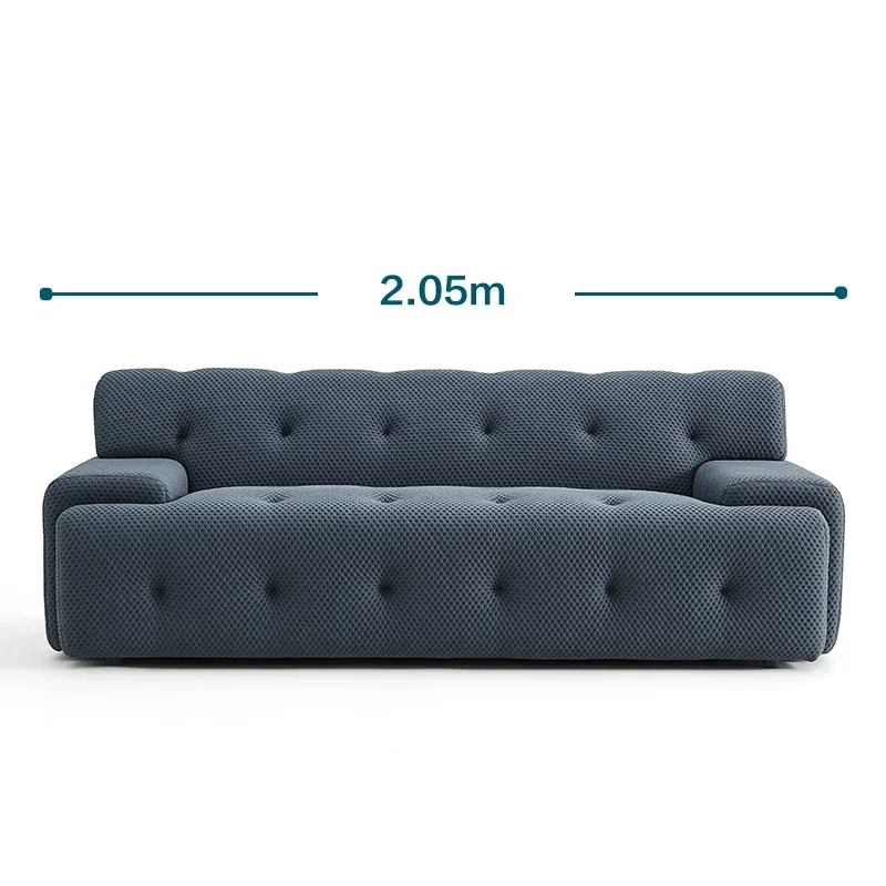 Square Green Gray Comfortable Button Fabric Sofa Sets Living Room Furniture Sofas For Home Luxury Tbs005