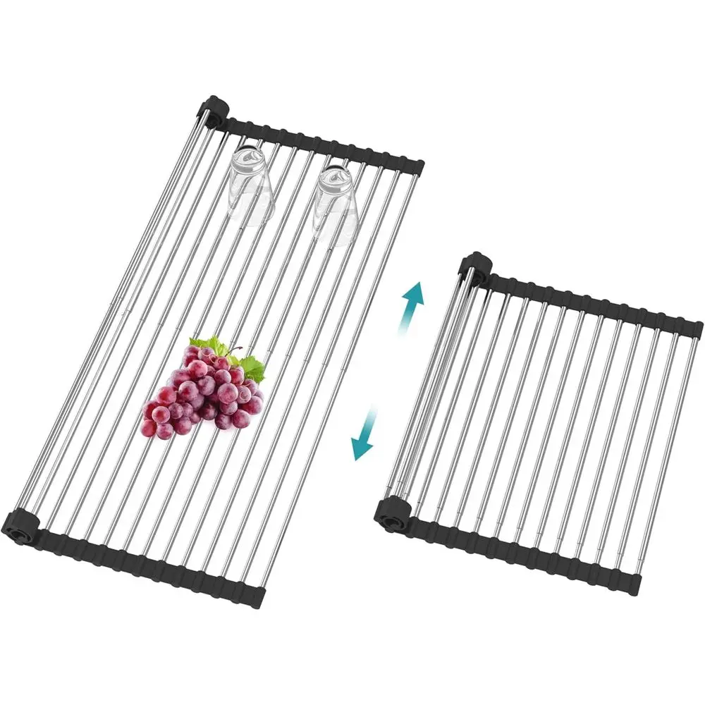Adjustable Over-Sink Dish Drying Rack