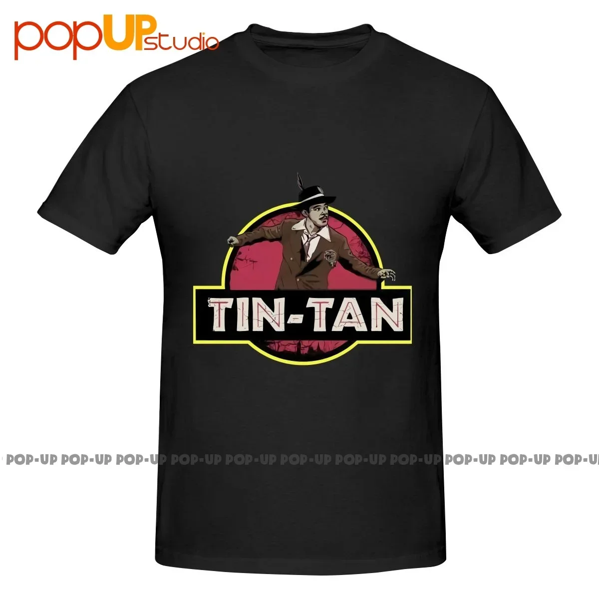 Camiseta con Logo de Tin Tan Jurassic, Pachuco, Cholo, Chicano, México, Diseño Vintage, Harajuku, Cómoda