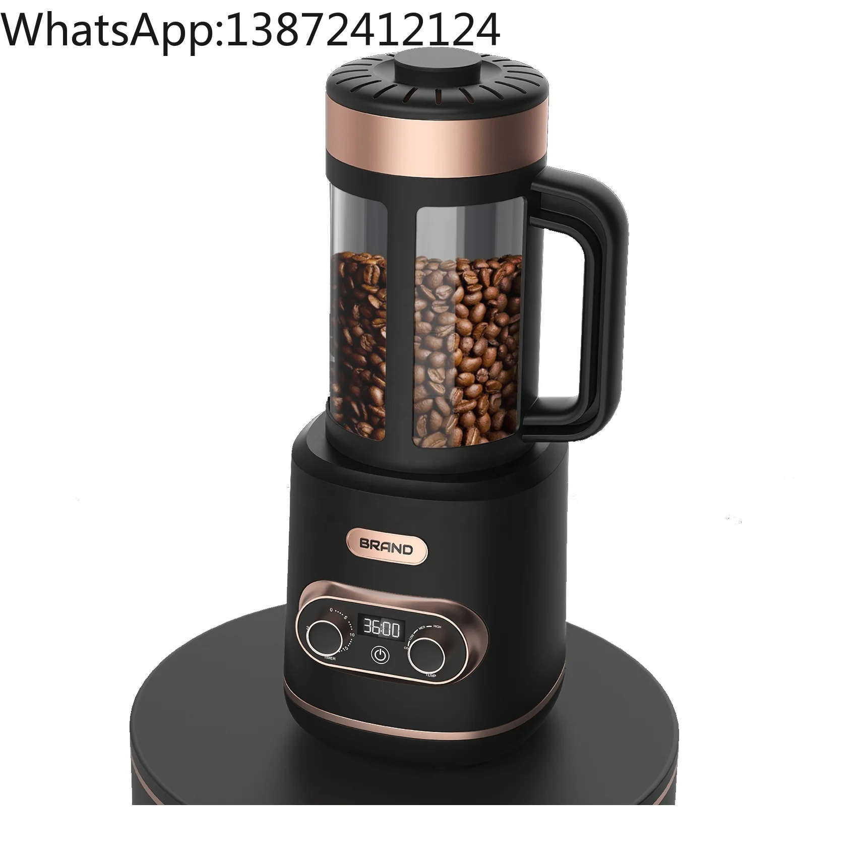 

Adjustable Temperature Electric Coffee Roaster Machine Hot Air Coffee Bean Roaster with Led Display