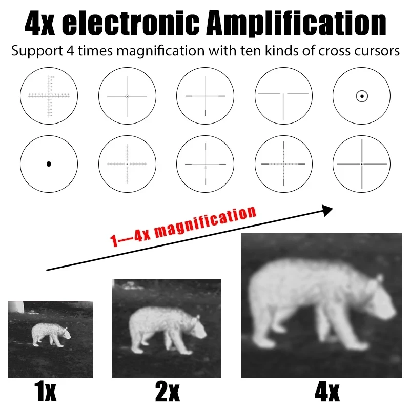 XT Series Single Tube Thermal Imaging with Multiple Imaging Modes, Supporting WiFi Video Recording, IP66 Waterproof for Hunting