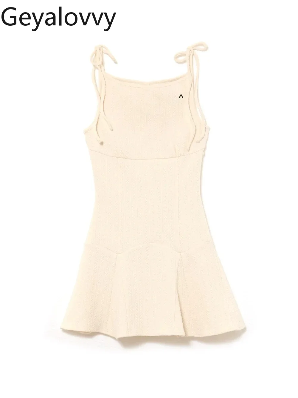 Sukienka damska w stylu japońskim, słodka i urocza, wyszczuplająca w talii, na ramiączkach, codzienna, wiosenno-jesienna, z długim rękawem, 2025.