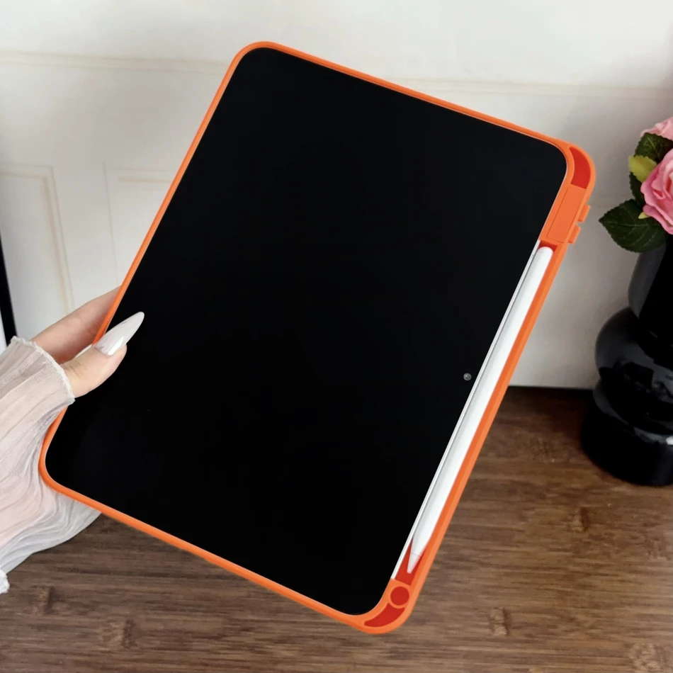 Matte Stand Case For iPad 11th 10th 9 8 7 Gen 2026 2025 A16 Pro 11 10.2 inch Mini Air 3 4 5 6 M4 Pencil Slot Hard Cases Cover