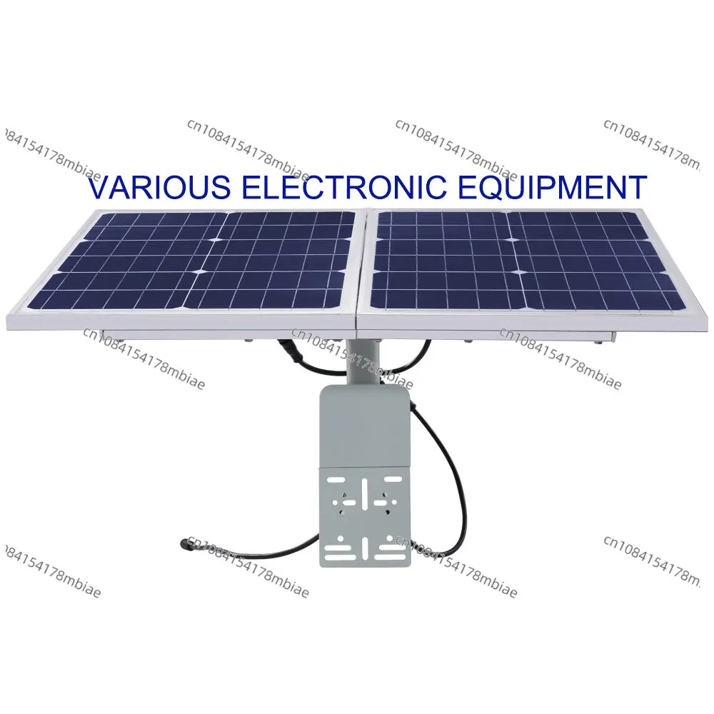 TecDeft CE RoHS 30W Mono Solar Panel 30Ah LifePO4 Battery DC12V 2A 5 Years Warranty IP67 Solar Energy System for CCTV Camera