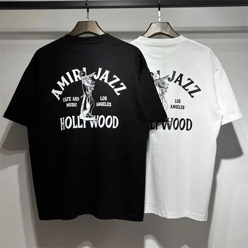 

European Summer Bestseller Ultra-clear Printed New Men's and Women's Loose, Comfortable Pure Cotton Breathable T-shirts