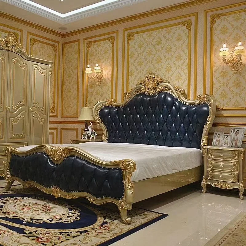 Juego de Muebles de Dormitorio Completo para Casa de Lujo, Juego de Muebles de Dormitorio Económico en Oferta, Tamaño Completo