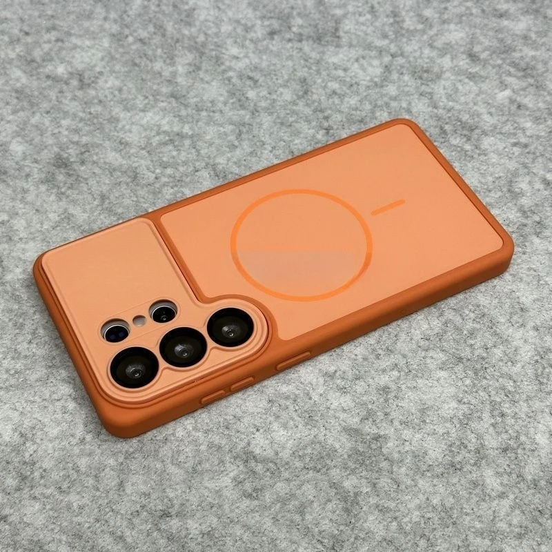 Case For Samsung Galaxy S26 Plus Ultra Luxury Magnetic Ultra-Thin Frosted Skin-Friendly Acrylic PC Cover Shockproof Bumper Funda