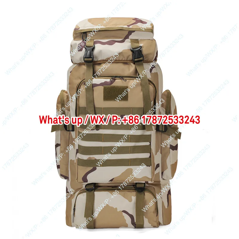 80L large capacity waterproof leisure  backpack for men and women outdoor sports hiking backpack travel backpack