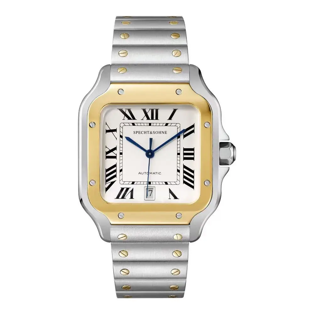 Specht & Sohne Nieuwe herenhorloges Japan Miyota 8215 Movt Mechanische horloges Roestvrij staal 50M Waterdicht Relogio Masculino