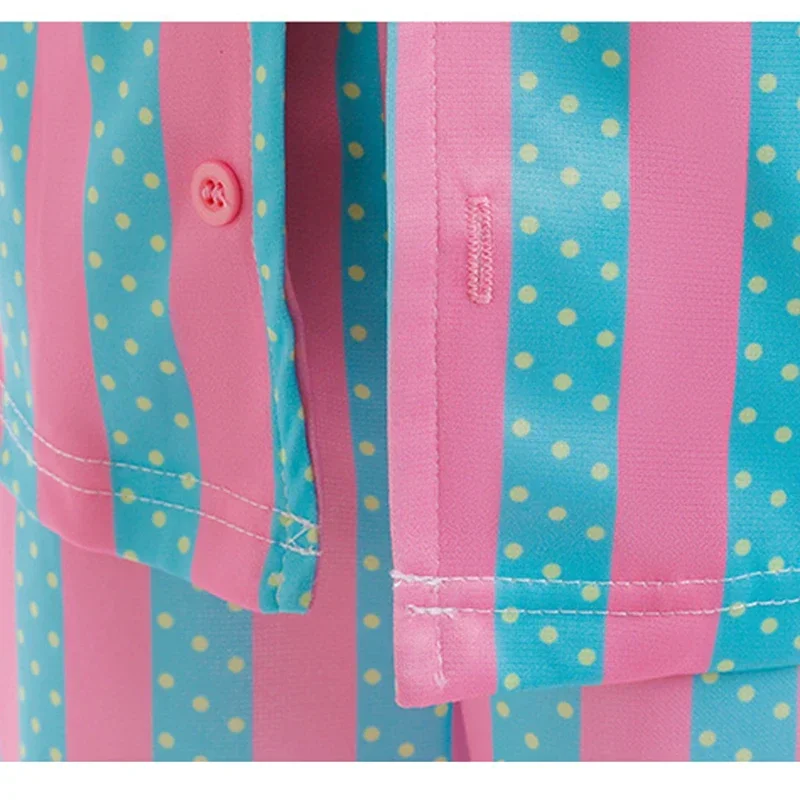 2025 New Summer Movies Ken Cosplay Costume For Children Striped Party Halloween Carnival Kids Baby Boys Performance Beach Wea AA