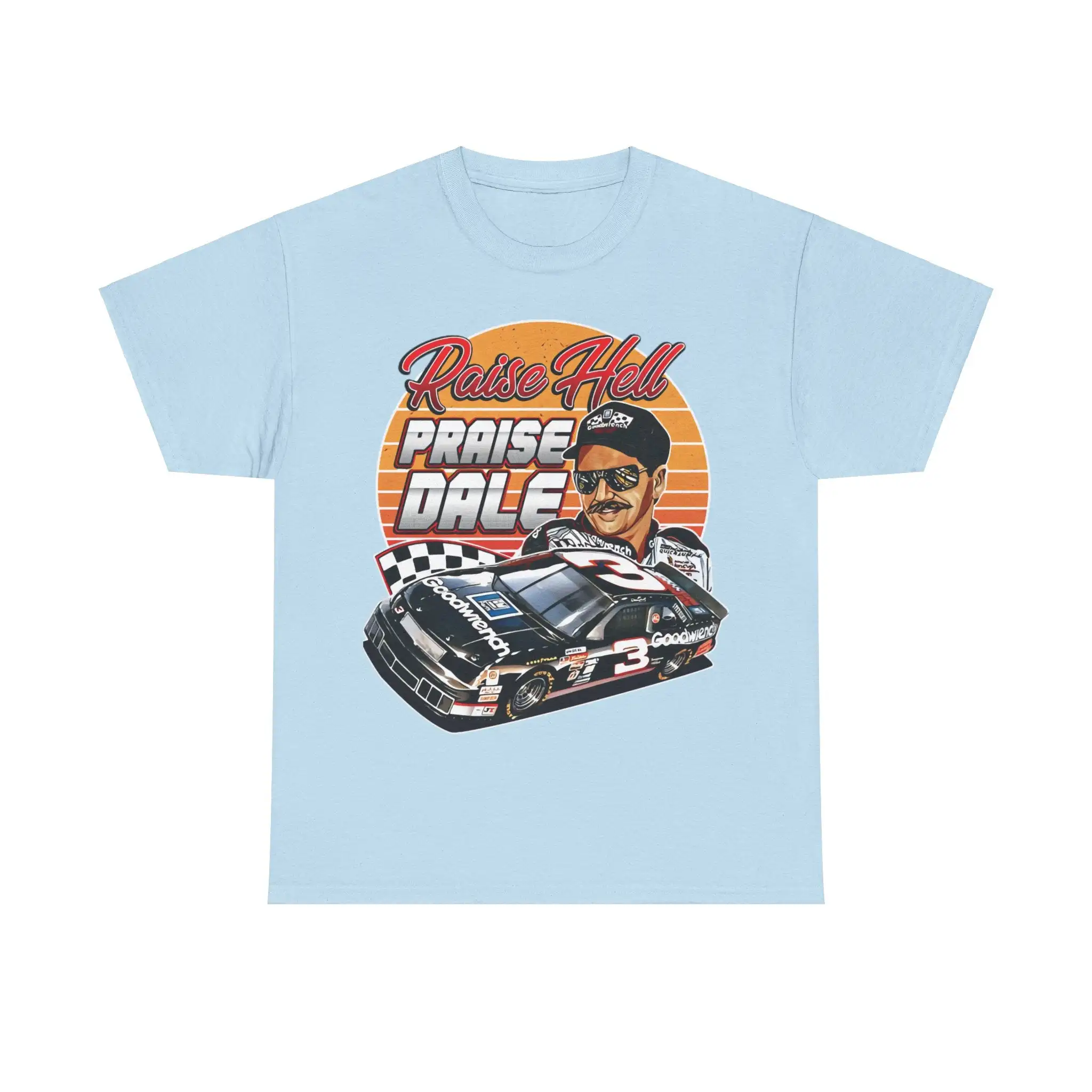 T-shirt de course à carreaux Dale Earnhardt Praise, sensation