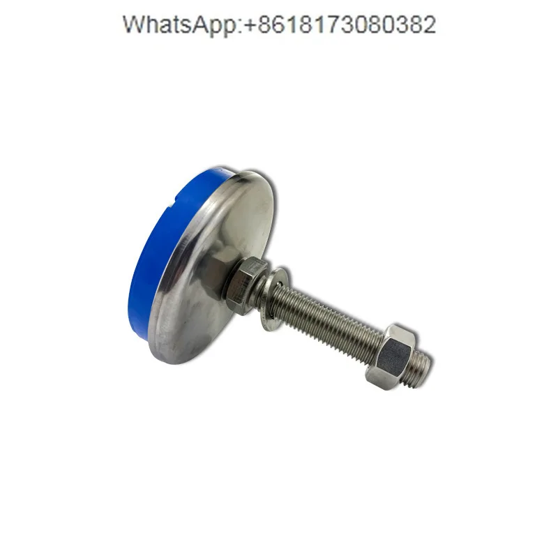 304 Stainless Steel Heavy Duty Leveling Foot KC-300-LS with Rubber Anti-Slip Base