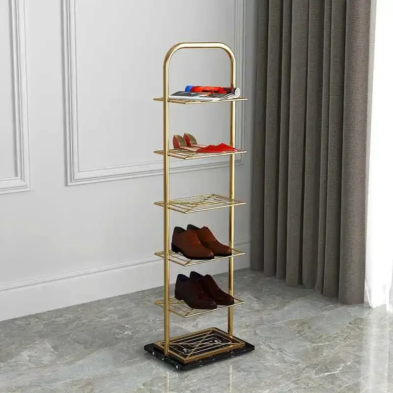 Nordic Light Luxury Marble Shoe Rack - Multi-layer Storage Cabinet, Space-Saving for Dormitory, Sturdy & Strong Load-Bearing