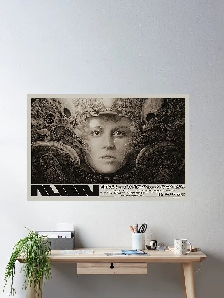 Alien Regular Movie , Art Film Print Silk Poster, for Your Home Wall Decor