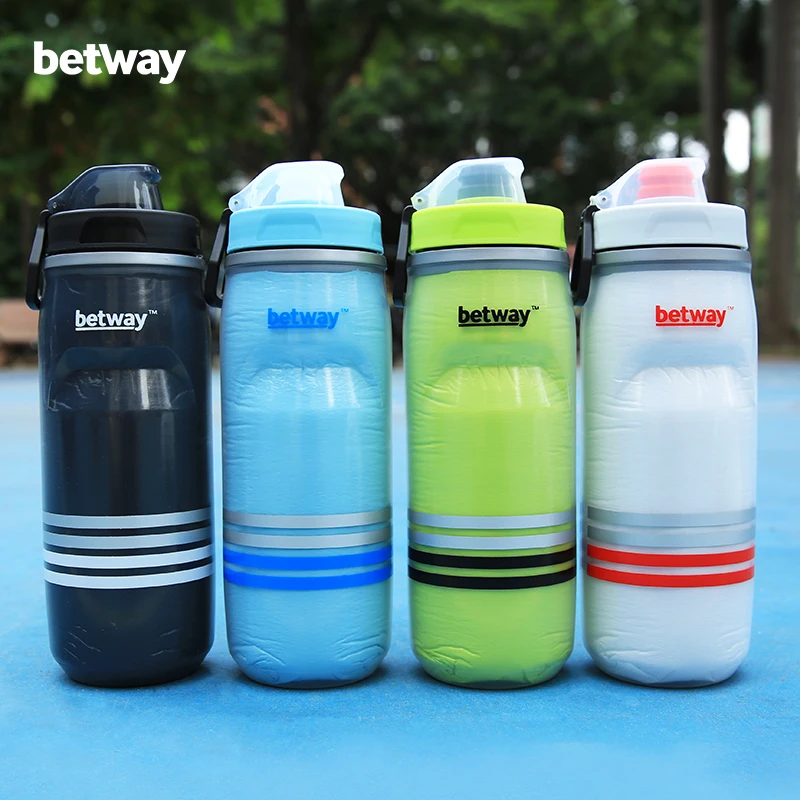 Betway Bike Bottle 620ml Double Layer Heat/Cold Preservation Water Kettle Lightweight Outdoor Fitness Sport Bicycle Portable Cup