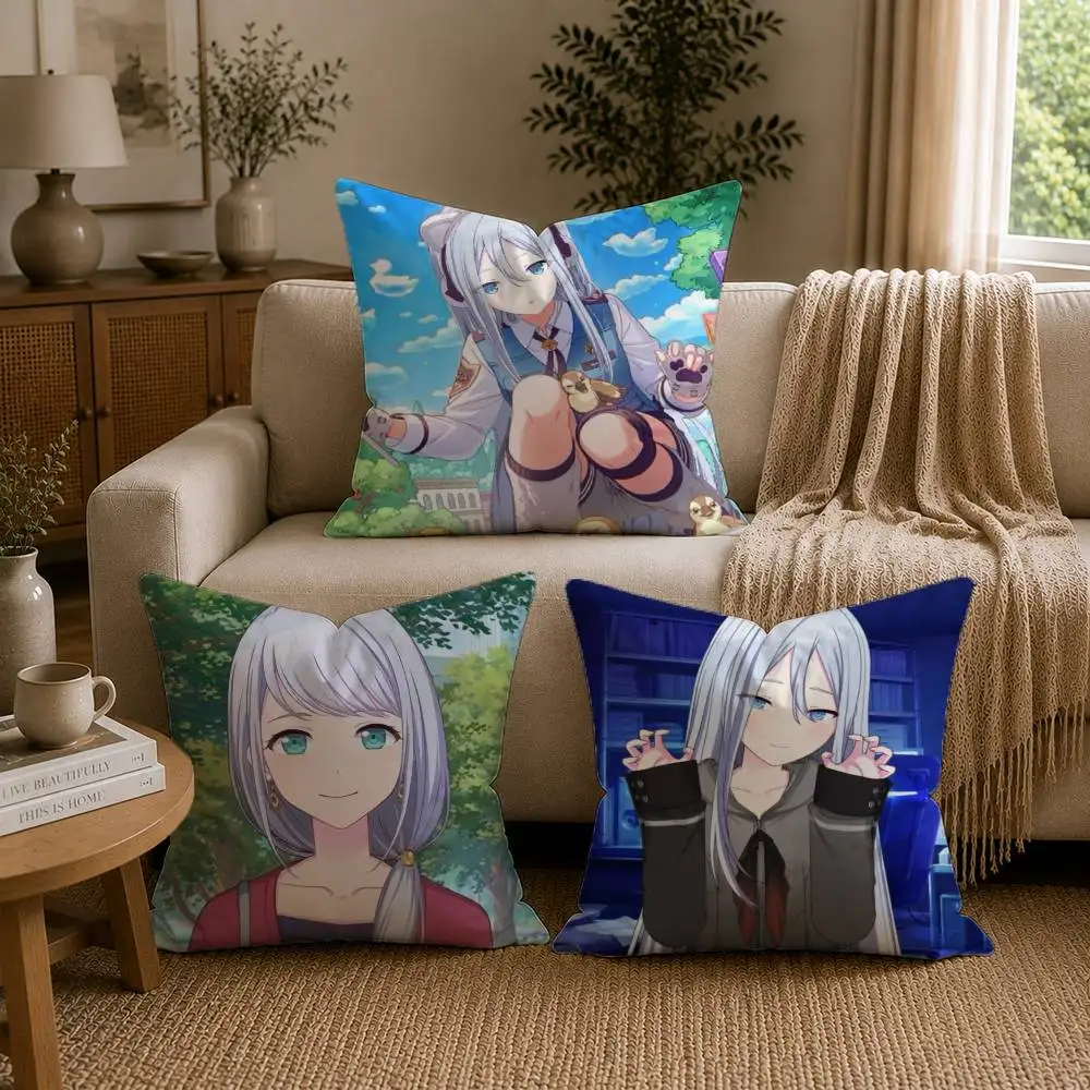 PROJECT S-SEKAI K-Kanade Yoisaki Pillow Case Pattern Printed Pillowcase For Living Room Sofa Cushion Cover