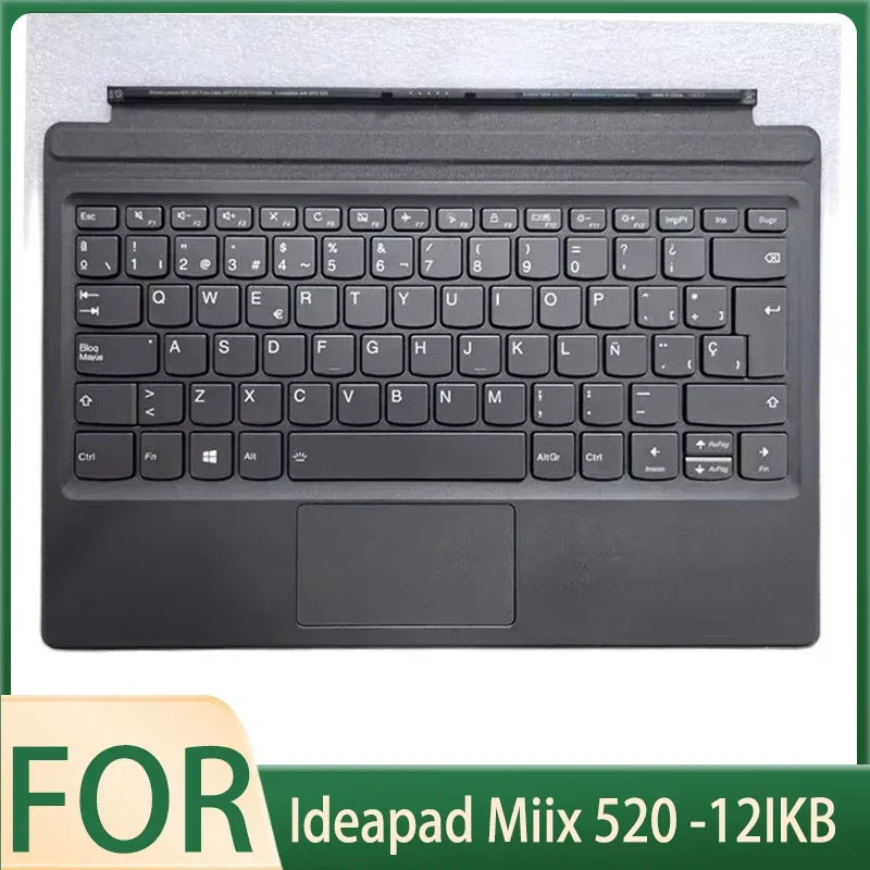 

New Original LA/SP/SW/JP/HG/PO/BE Portable Mini Base Folio Keyboard for Ideapad Miix 520 -12IKB Tablet 5N20N88616