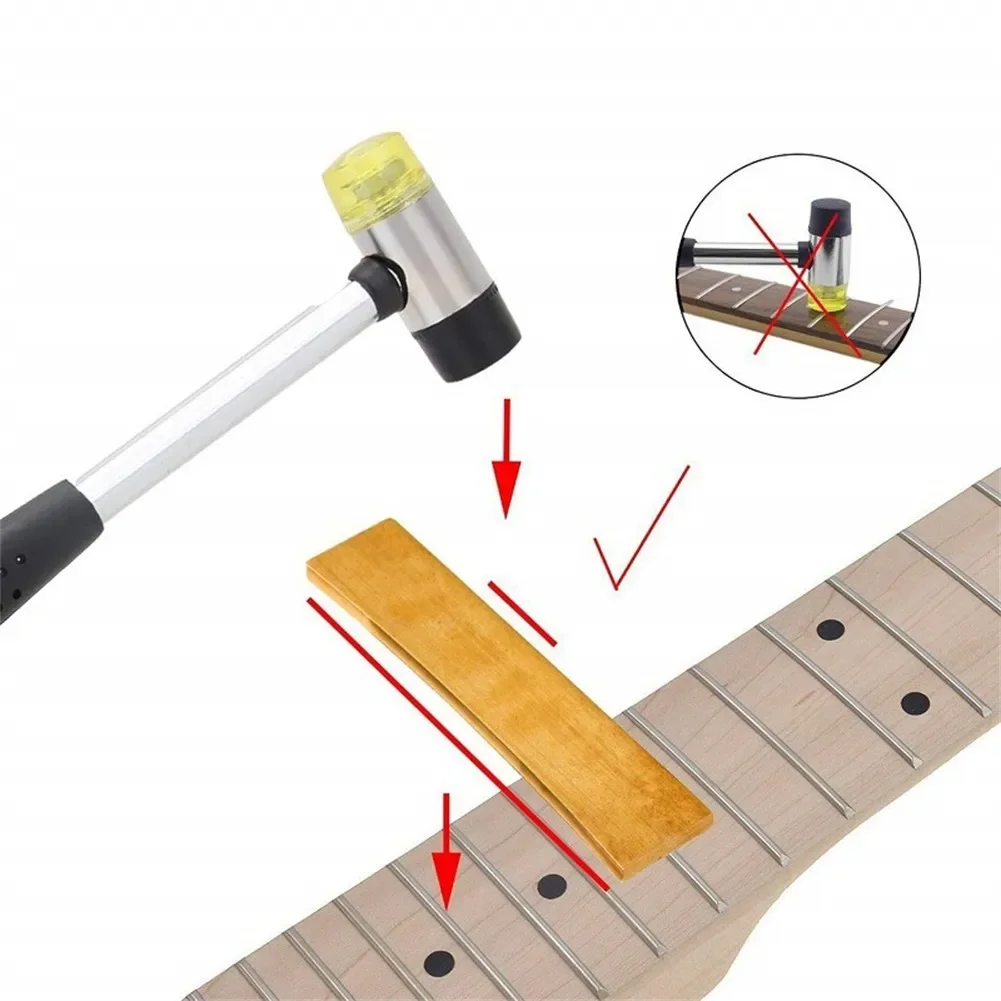 9 Size Guitar Radius Metal Fingerboard Fret Press Caul Insert Guitar DIY Tools Guitarist Luthier Tool Stringed Instruments Parts