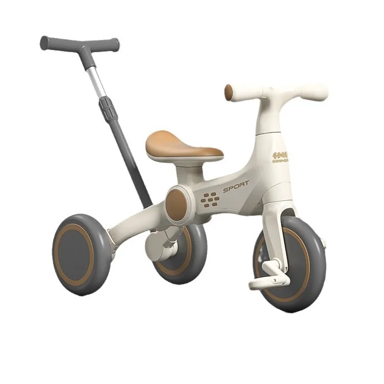 

Children's tricycle 1-3-6 years old balance bike bicycle can push children multi-function lightweight foldable scooter